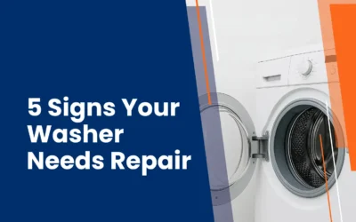 5 Signs Your Washer Needs Repair – And How to Fix it Fast in Raleigh