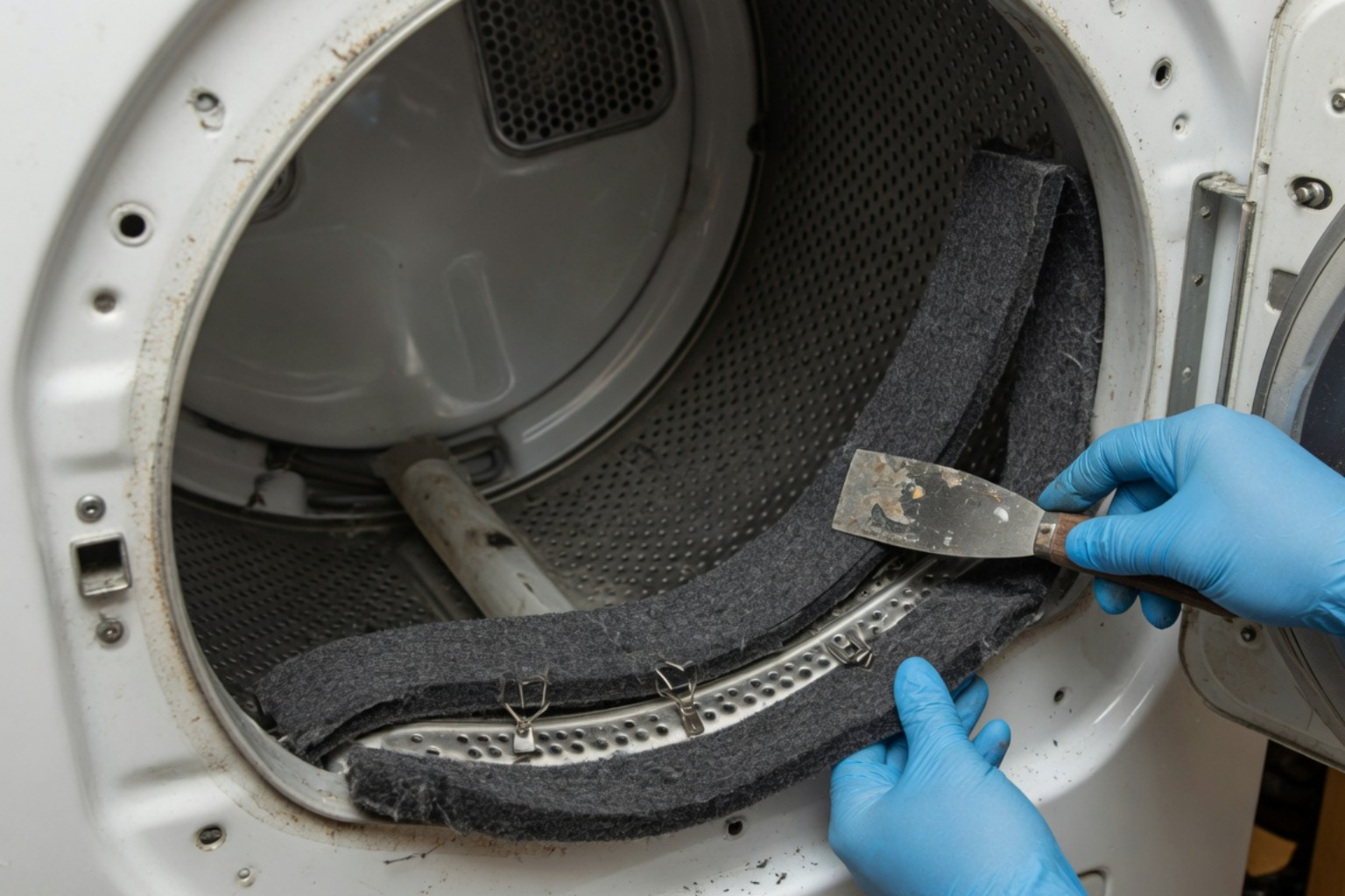 dryer drum felt seal replacement